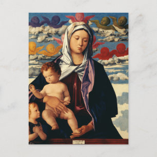 ベッリーニの「聖母子」高精細アート ポストカード