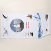 ベッ素晴らしズライトハウス ビーチタオル (正面)