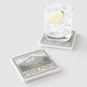 ベッ素晴らしン国立公園 ストーンコースター (横)