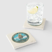 ベッ素晴らしン国立公園 ストーンコースター (横)