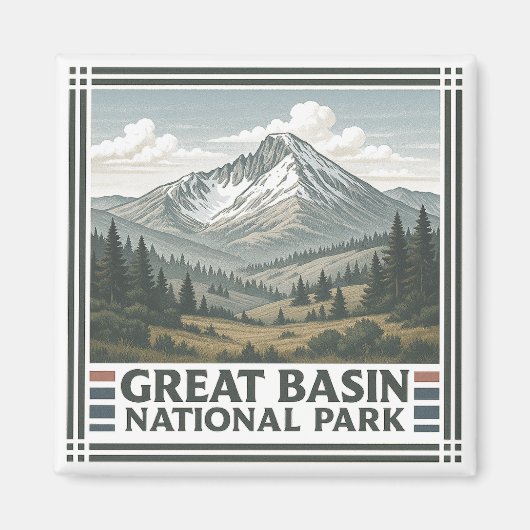 ベッ素晴らしン国立公園 マグネット (正面)