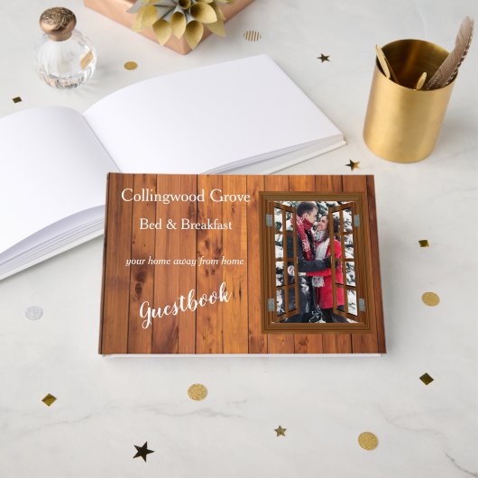 ベッ素朴ドアンドブレックファーストゲストブック🌿カントリーイン ゲストブック (正面見開き)