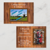 ベッ素朴ドアンドブレックファースト🌿ヴィンテージカントリーイン 名刺 (正面/裏面)