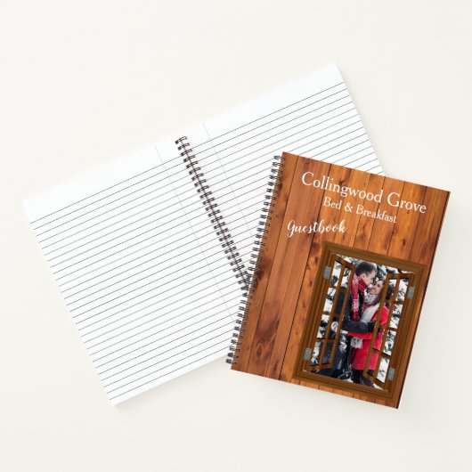 ベッ素朴ド&ブレックファースト🌿カントリーインゲストブック ノートブック (内部)