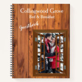 ベッ素朴ド&ブレックファースト🌿カントリーインゲストブック ノートブック (正面)