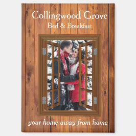 ベッ素朴ド&ブレックファースト🌿カントリーインゲストブック マグネット