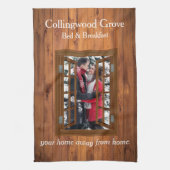 ベッ素朴ド&ブレックファースト🌿カントリーインゲスト キッチンタオル (縦)