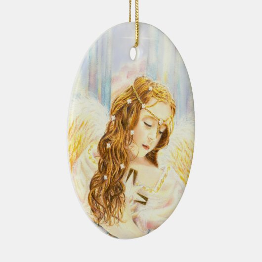 ベツレヘムのクリスマスオーナメントの星 セラミックオーナメント (右)