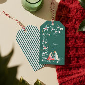 ベツレヘムのクリスマス宗教的出生スター ギフトタグ