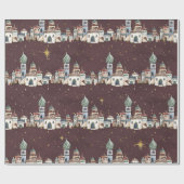 ベツレヘムのクリスマス ラッピングペーパー (フラット)