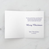 ベツレヘムのスターカスタムクリスマス シーズンカード (内部)