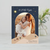 ベツレヘムのスター写真 箔シーズンカード (立ち正面)