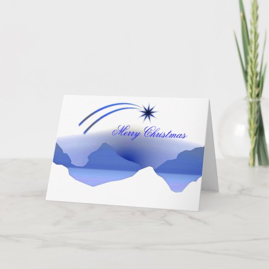 ベツレヘムのスター・クリスマス・グリーティング シーズンカード (正面)