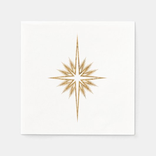 ベツレヘムのスター・クリスマス・パーティー スタンダードカクテルナプキン (正面)