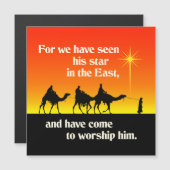 ベツレヘムの三つの賢い男性のクリスマスアクセント (正面/裏面)