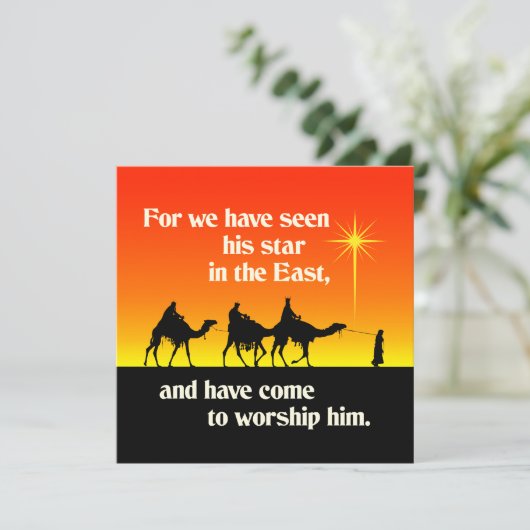 ベツレヘムの三つの賢い男性のクリスマスアクセント (スタンド正面)