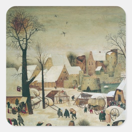 ベツレヘムの国勢調査 スクエアシール (正面)