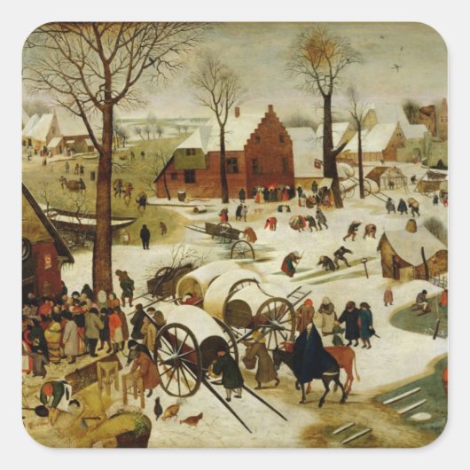 ベツレヘムの国勢調査 スクエアシール (正面)