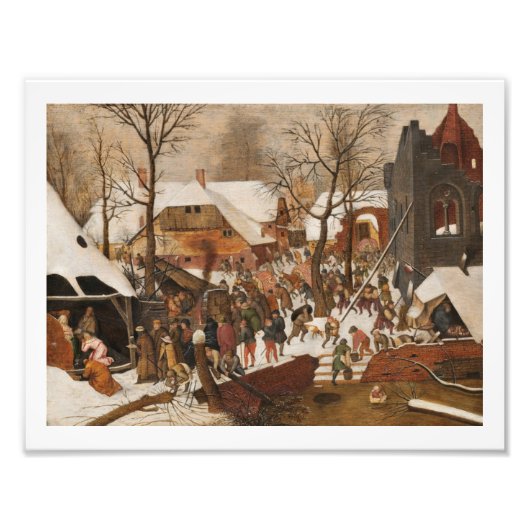 ベツレヘムの国勢調査 フォトプリント            (正面)