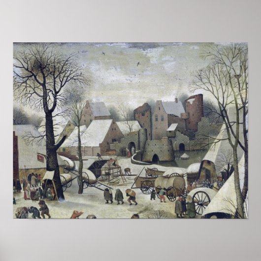 ベツレヘムの国勢調査 ポスター (正面)