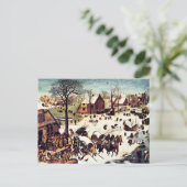 ベツレヘムの国勢調査 ポストカード (スタンド正面)