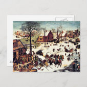 ベツレヘムの国勢調査 ポストカード (正面/裏面)