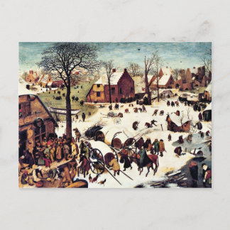 ベツレヘムの国勢調査 ポストカード