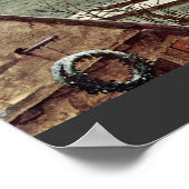 ベツレヘムの国勢調査、詳細by Bruegel D. Piete ポスター (角)