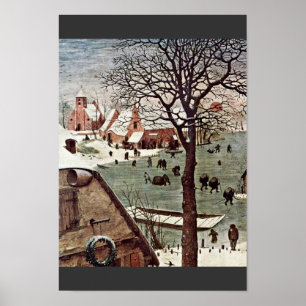 ベツレヘムの国勢調査、詳細by Bruegel D. Piete ポスター