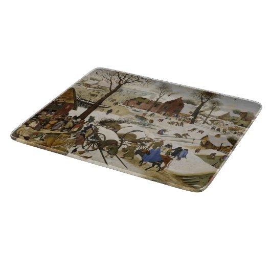 ベツレヘムの国勢調査(Pieter Bruegel著) カッティングボード (角)