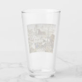 ベツレヘムの国勢調査(Pieter Bruegel著) タンブラーグラス (裏面)