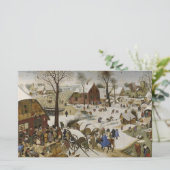 ベツレヘムの国勢調査(Pieter Bruegel著) 便箋 (スタンド正面)
