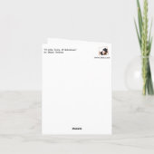 ベツレヘムの小さな町です。革製クリスマスカード カード (裏面)