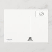 ベツレヘムの星と冬の夜 ポストカード (裏面)