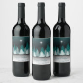 ベツレヘムの星と冬の夜 ワインラベル (ボトル)