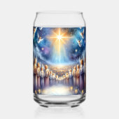 ベツレヘムの星の下の天国の合唱団 ガラス缶 (裏面)