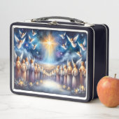 ベツレヘムの星の下の天国の合唱団 メタルランチボックス (インサイチュ)