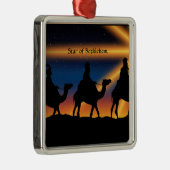 ベツレヘムの星はラベルで、 メタルオーナメント (右)