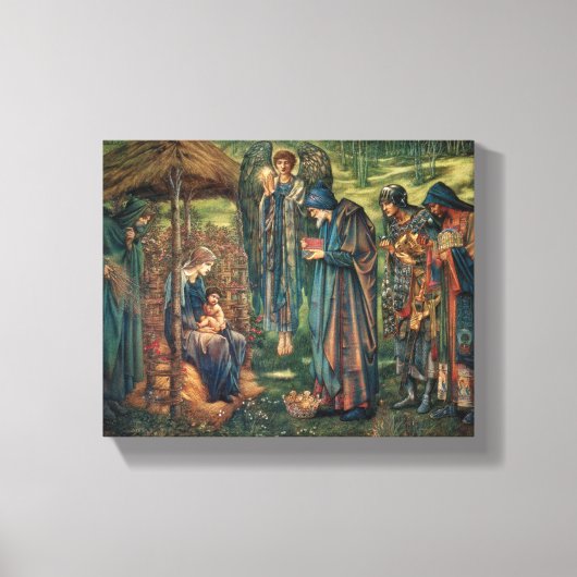 ベツレヘムの星(エドワード・バーン=ジョーンズ) キャンバスプリント (正面)