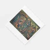 ベツレヘムの星（エドワード・バーン=ジョーンズ） スタンダードランチョンナプキン (角)