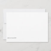 ベツレヘムの星、キリストの誕生 カード (裏面)