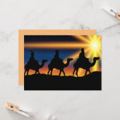 ベツレヘムの星、キリストの誕生 カード (正面/裏面インサイチュ)