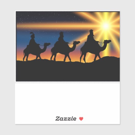 ベツレヘムの星 – キリスト誕生 シール (シート)