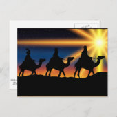 ベツレヘムの星 – キリスト誕生 ポストカード (正面/裏面)