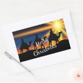 ベツレヘムの星 – キリスト誕生 長方形シール (封筒)