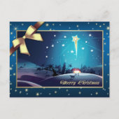 ベツレヘムの星。クリスマス シーズンポストカード (正面)