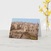 ベツレヘムの聖地 カード (黄色い花)