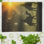 ベツレヘムの黄金星 キッチンタオル (折り畳み)