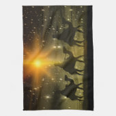 ベツレヘムの黄金星 キッチンタオル (縦)