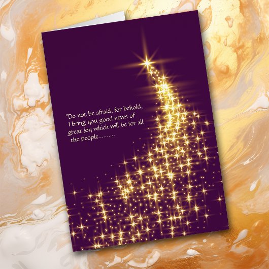 ベツレヘムスターカスケードクリスマスカード